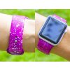 Apple watch řemínek Galaxie (Barevná varianta Galaktická, Pro Apple Watch velikost 42/44/45mm, Velikost náramku S (Obvod ruky 16,5 až 20,5cm))