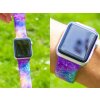 Apple watch řemínek Galaxie (Barevná varianta Galaktická, Pro Apple Watch velikost 42/44/45mm, Velikost náramku S (Obvod ruky 16,5 až 20,5cm))