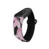 Náhradní náramek Mi band 3/4/5/6/7 Růžové listí (Barevná varianta Bílá, Pro Přístroj Xiaomi Mi Band 7)