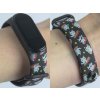 Náhradní náramek Mi band 3/4/5/6/7 Kočka v létě (Barevná varianta Bílá, Pro Přístroj Xiaomi Mi Band 7)
