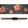 Náhradní náramek Mi band 3/4/5/6/7  Červená květina (Barevná varianta Bílá, Pro Přístroj Xiaomi Mi Band 7)