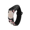 Náhradní náramek Mi band 3/4/5/6/7 Růžové květiny (Barevná varianta Bílá, Pro Přístroj Xiaomi Mi Band 7)