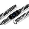 Náhradní náramek Mi band 3/4/5/6/7 Černobílý mramor (Barva Vícebarevná, Pro Přístroj Xiaomi Mi Band 7)