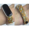 Náhradní náramek Mi band 3/4/5/6/7  Banány (Barva Vícebarevná, Pro Přístroj Xiaomi Mi Band 7)