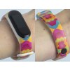 Náhradní náramek Mi band 3/4/5/6/7 Barevná modelína (Barva Vícebarevná, Pro Přístroj Xiaomi Mi Band 7)