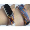 Náhradní náramek Mi band 3/4/5/6/7 Šály kente (Barva Vícebarevná, Pro Přístroj Xiaomi Mi Band 7)