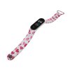 Náhradní náramek Mi band 3/4/5/6/7 Srdce a růže na Valentýna (Barva Vícebarevná, Pro Přístroj Xiaomi Mi Band 7)