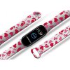 Náhradní náramek Mi band 3/4/5/6/7 Srdce a růže na Valentýna (Barva Vícebarevná, Pro Přístroj Xiaomi Mi Band 7)