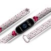 Náhradní náramek Mi band 3/4/5/6/7 Srdce s trojúhelníky (Barva Vícebarevná, Pro Přístroj Xiaomi Mi Band 7)