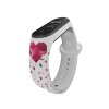 Náhradní náramek Mi band 3/4/5/6/7 Srdce s trojúhelníky (Barva Vícebarevná, Pro Přístroj Xiaomi Mi Band 7)