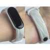 Náhradní náramek Mi band 3/4/5/6/7 Šedá kůra (Barva Vícebarevná, Pro Přístroj Xiaomi Mi Band 7)
