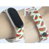 Náhradní náramek Mi band 3/4/5/6/7 Melouny (Barva Vícebarevná, Pro Přístroj Xiaomi Mi Band 7)