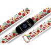 Náhradní náramek Mi band 3/4/5/6/7 Papričky (Barevná varianta Bílá, Pro Přístroj Xiaomi Mi Band 7)
