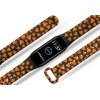 Náhradní náramek Mi band 3/4/5/6/7 Oranžová srdíčka (Barevná varianta Bílá, Pro Přístroj Xiaomi Mi Band 7)