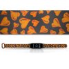 Náhradní náramek Mi band 3/4/5/6/7 Oranžová srdíčka (Barevná varianta Bílá, Pro Přístroj Xiaomi Mi Band 7)