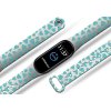 Náhradní náramek Mi band 3/4/5/6/7 Tyrkysová srdíčka (Barevná varianta Bílá, Pro Přístroj Xiaomi Mi Band 7)