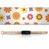 Náhradní náramek Mi band 3/4/5/6/7 Kreslené květiny (Barevná varianta Bílá, Pro Přístroj Xiaomi Mi Band 7)