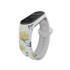 Náhradní náramek Mi band 3/4/5/6/7 Žluté květiny (Barevná varianta Bílá, Pro Přístroj Xiaomi Mi Band 7)