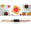 Náhradní náramek Mi band 3/4/5/6/7 Snídaně (Barevná varianta Bílá, Pro Přístroj Xiaomi Mi Band 7)