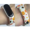 Náhradní náramek Mi band 3/4/5/6/7 Snídaně (Barevná varianta Bílá, Pro Přístroj Xiaomi Mi Band 7)
