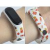 Náhradní náramek Mi band 3/4/5/6/7 Sladkosti (Barevná varianta Bílá, Pro Přístroj Xiaomi Mi Band 7)