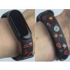 Náhradní náramek Mi band 3/4/5/6/7 Hasiči (Barva Vícebarevná, Pro Přístroj Xiaomi Mi Band 7)