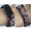 Náhradní náramek Mi band 3/4/5/6/7 Růžová louka (Barevná varianta Bílá, Pro Přístroj Xiaomi Mi Band 7)