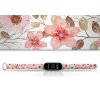Náhradní náramek Mi band 3/4/5/6/7 Růžová louka (Barevná varianta Bílá, Pro Přístroj Xiaomi Mi Band 7)
