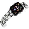 Apple watch řemínek Půlkroužky (Barva Bílá, Rozměr 42/44/45/46/49mm)