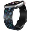 Apple watch řemínek Vločky (Barva Bílá, Rozměr 42/44/45/46/49mm)