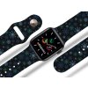 Apple watch řemínek Vločky (Barva Bílá, Rozměr 42/44/45/46/49mm)