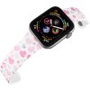 Apple watch řemínek Růžová a modrá srdíčka (Barva Bílá, Rozměr 42/44/45/49mm)