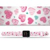Apple watch řemínek Růžová a modrá srdíčka (Barva Bílá, Rozměr 42/44/45/49mm)