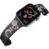 Apple watch řemínek Černá růže (Rozměr 42/44/45/46/49mm, barva pásku bílá)