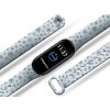 Náhradní náramek Mi band 3/4/5/6/7 Vločky (Barevná varianta Bílá, Pro Přístroj Xiaomi Mi Band 7)