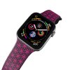Apple watch řemínek geometrie fialová (Rozměr 42/44/45/46/49mm, barva designu fialová)