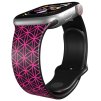 Apple watch řemínek geometrie fialová (Rozměr 42/44/45/46/49mm, barva designu fialová)