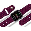 Apple watch řemínek geometrie fialová (Rozměr 42/44/45/46/49mm, barva designu fialová)