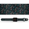 Apple watch řemínek Bršlice modrá (Barva Bílá, Rozměr 42/44/45/46/49mm)