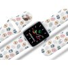 Apple watch řemínek Vajíčka (Barva Bílá, Rozměr 42/44/45/46/49mm)