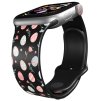 Apple watch řemínek Vajíčka a kytičky (Rozměr 42/44/45/49mm, barva pásku bílá)