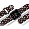 Apple watch řemínek Vajíčka a kytičky (Rozměr 42/44/45/49mm, barva pásku bílá)