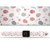 Apple watch řemínek Vajíčka a kytičky (Rozměr 42/44/45/49mm, barva pásku bílá)