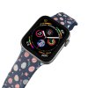 Apple watch řemínek Vajíčka a kytičky (Rozměr 42/44/45/49mm, barva pásku bílá)