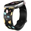 Apple watch řemínek Slepičky (Rozměr 42/44/45/46/49mm, barva pásku bílá)