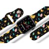 Apple watch řemínek Slepičky (Rozměr 42/44/45/46/49mm, barva pásku bílá)