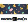 Apple watch řemínek Slepičky (Rozměr 42/44/45/46/49mm, barva pásku bílá)