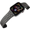 Apple watch řemínek Geometrie šedá (Rozměr 42/44/45/46/49mm, barva designu bílá)