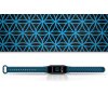 Náhradní náramek Mi band 3/4/5/6/7 Geometrie modrá (Barva Vícebarevná, Pro Přístroj Xiaomi Mi Band 7)