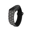 Náhradní náramek Mi band 3/4/5/6/7 Geometrie bílá (Barva Vícebarevná, Pro Přístroj Xiaomi Mi Band 7)